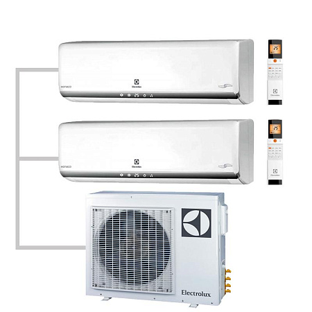 Мульти-сплит система Electrolux Super Match ERP  EACO/I-18 FMI-2/N3_ERP / 2хEACS/I-09HM FMI/N3_ERP / (25м+25м)